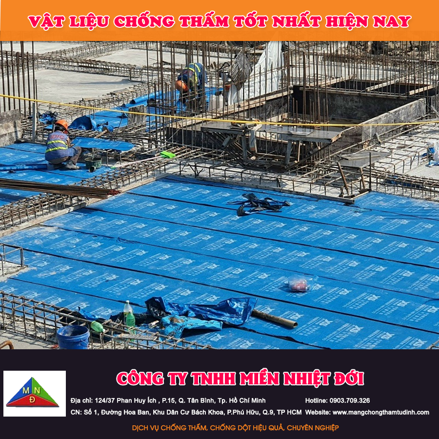 Vật liệu chống thấm tốt nhất hiện nay