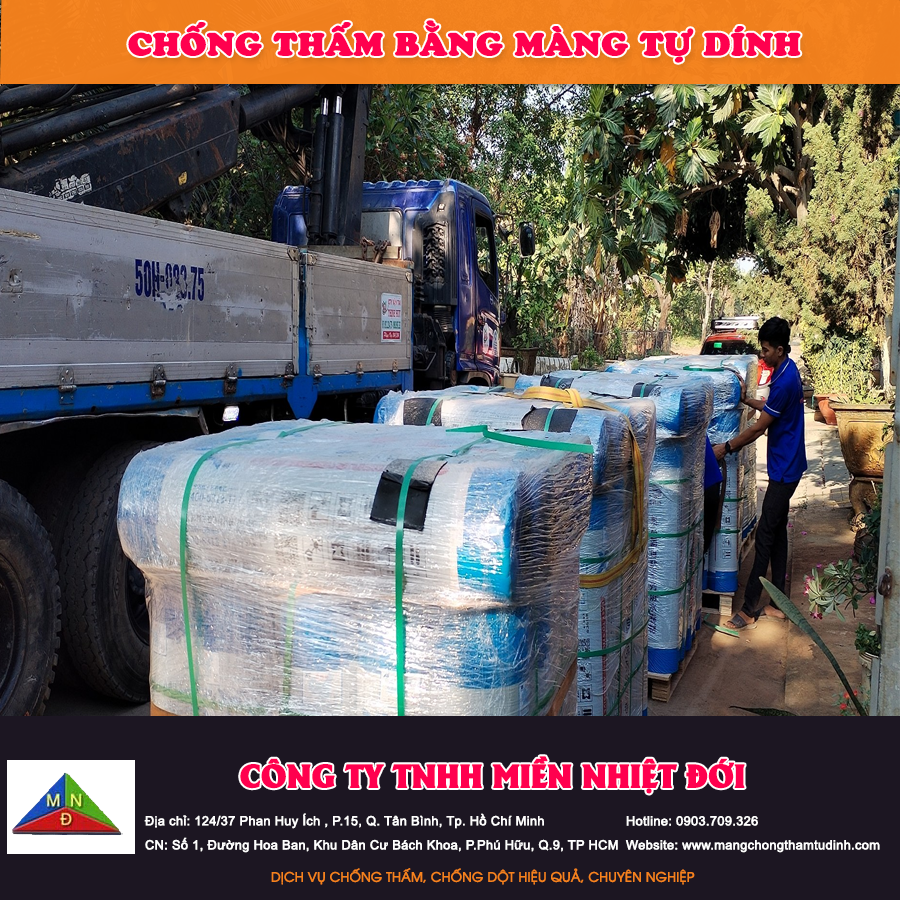 Chống thấm bằng màng tự dính