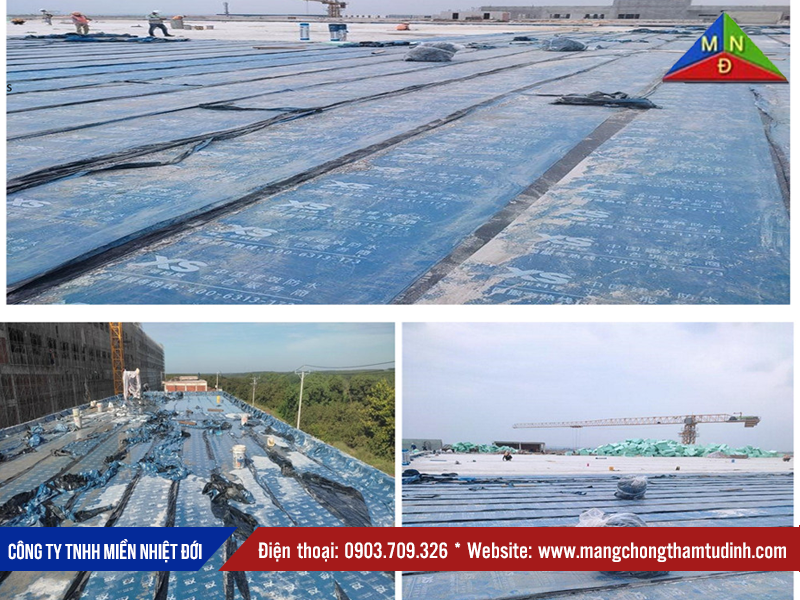 Thi công chống thấm bằng màng tự dính tại TPHCM