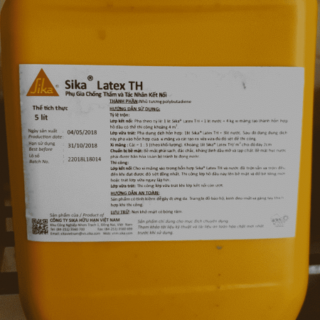 Sika Latex TH 25L Phụ gia chống thấm và tác nhân kết nối